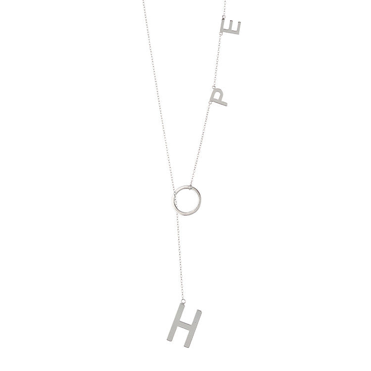 Hope Lariat - Sterling Silver