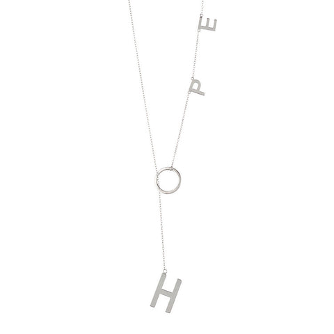 Hope Lariat - Sterling Silver