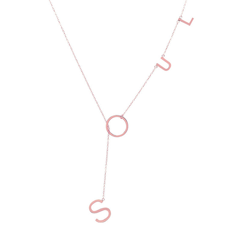 Soul Lariat - 14K Rose Gold Vermeil