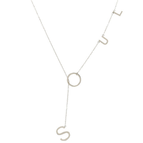 Soul Lariat - Sterling Silver