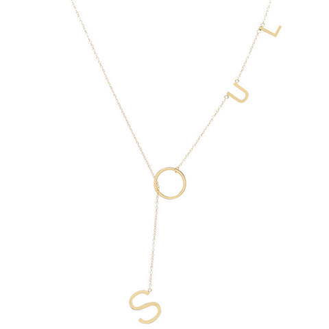 Soul Lariat - 14K Yellow Gold Vermeil